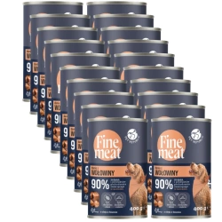 PetRepublic Fine Meat piatto di manzo 20x400g per cani