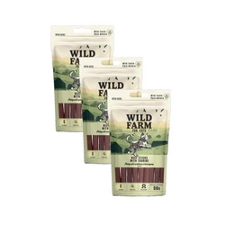 WILD FARM bastoncini con taurina 3x50 g snack per gatti