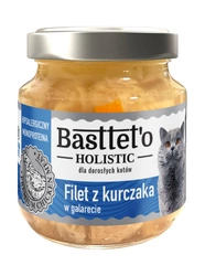 Basttet'o Holistic filetto di pollo in gelatina per gatti 130g