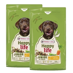 VERSELE-LAGA Happy Life Junior Chicken 2x7,5 kg - alimenti per cuccioli e cani giovani con pollame