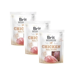 BRIT Jerky Snack Filetti di pollo 3x200g
