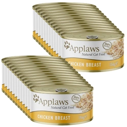 APPLAWS Petto di pollo in brodo in scatola 24x156g