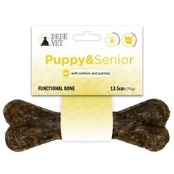 PEPE VET Osso funzionale Puppy&Senior (per cuccioli e cani anziani) 70 g