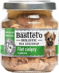 Basttet'o Holistic filetto di vitello in galette per cuccioli 130g