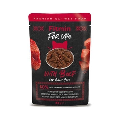 Fitmin Cat For Life Adult Beef 85 g