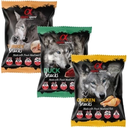 Alpha Spirit Dog Treat Mix di sapori cubetti 3x50g