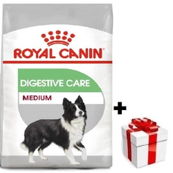 ROYAL CANIN CCN Medium Digestive Care 12 kg alimento secco per cani adulti di razza media con apparato digerente sensibile + sorpresa per il cane GRATIS
