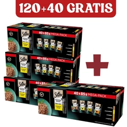 Sheba Delicacy   Sapori di pollame in gelatina - cibo umido per gatti 120x85g