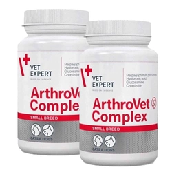 VETEXPERT Arthrovet HA Complesso per piccole razze e gatti 2x60 Kapsułek