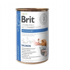 Brit Grain Free Veterinary Diet Dog/Cat Recovery Salmone 6X400g -2% DI SCONTO SUL SET