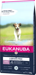 EUKANUBA Puppy&Junior Small/Medium Grain Free 12kg
