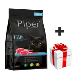 DOLINA NOTECI Piper Animals con agnello per gatti 3kg + sorpresa per il gatto