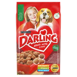 PURINA Darling con una deliziosa miscela di manzo e pollo 10 kg