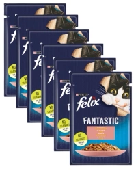 Felix Fantastic Salmon Jelly 26x85g