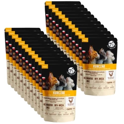 PetRepublic pezzi finemente tritati in una salsa delicata, pollo 12x100 g per un gatto