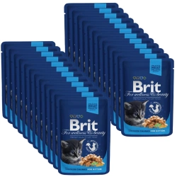 Brit Premium Kitten con pollo in salsa 24x100g