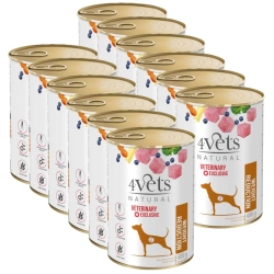 4 Vets per Cani Riduzione del Peso 12x400g