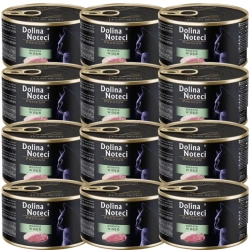 DOLINA NOTECI Premium per gatti ricco di oca 12x185 g