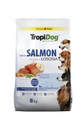 Tropidog Premium Adulto razze piccole Salmone con riso 8kg