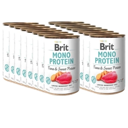 Brit Mono Protein Tonno e patata dolce 18x400g