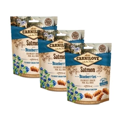 Carnilove Crunchy Snack, salmone con mirtilli 3x200 g