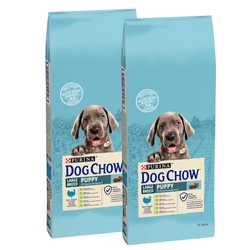 Purina Dog Chow Cucciolo di razza grande con tacchino 2x14kg