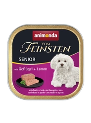 Animonda Cane Vom Feinsten Senior Pollame con agnello 150g