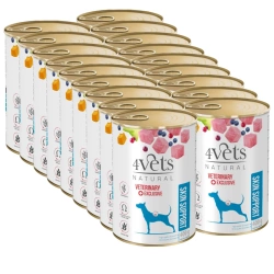4Vets Supporto per la pelle del cane 18x400 g