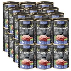 DOLINA NOTECI Super Rafi Cat P&F con quaglia e fegato di coniglio 24x400 g