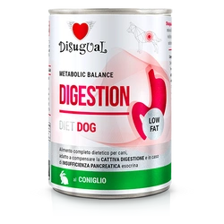Disugual Cibo umido per cani Veterinario DIGESTION Coniglio (adulto) 400 g