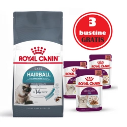 ROYAL CANIN Hairball Care 10kg + 3 bustine di cibo umido GRATIS!!!