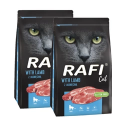 DOLINA NOTECI Rafi Cat cibo secco per gatti con agnello 2x7 kg
