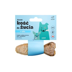 AZANKI Osso da masticare con platessa per cani - pesce 12 cm
