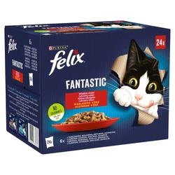 Felix Fantastic Country Flavours in Jelly 24x85g