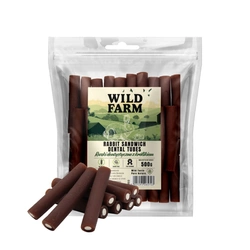 WILD FARM Tubetti dentali con coniglio 500 g snack per cani