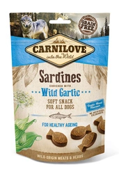 Carnilove Semi Moist Snack, sardine e aglio orsino 200 g