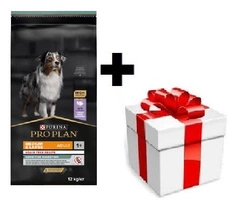 PRO PLAN Sensitive Digestion Adult cibo per cani ricco di tacchino 12 kg + sorpresa per il cane GRATIS
