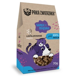Paka Zwierzaka Snack liofilizzati, pura carne, CONIGLIO 70g