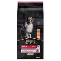 PRO PLAN Sensitive Skin Medium Adult Cibo per cani ricco di salmone 2x14 kg