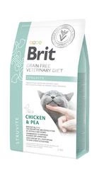 Brit Grain Free Veterinary Diet Cat Struvite Pollo con piselli 2kg