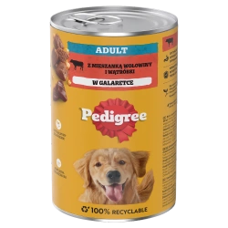 Pedigree Adult Wet Dog Food con Beef Jell-O 1200g