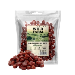 WILD FARM rollsy anatra 500 g snack per cani