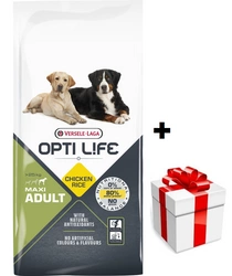 Versele-Laga Opti Life Adulto Maxi pollo con riso 12,5 kg + sorpresa per il cane GRATIS