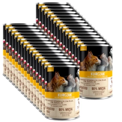 PetRepublic bocconcini in salsa con pollo (sterile) 30x400 g per un gatto