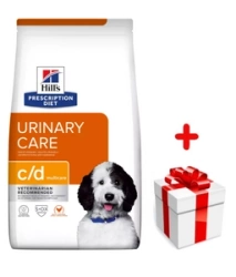 HILL'S PD Prescription Diet Canine c/d Urinary Care 1,5kg + una sorpresa per il vostro cane GRATIS!
