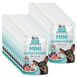 Brit Care Mini Filetti in salsa di salmone e aringhe 24x85g