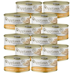 APPLAWS Petto di pollo con formaggio in brodo 12x70g