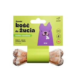 AZANKI Osso da masticare con insetti e cocco per cani S/M 12 cm
