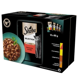 Sheba Bustina Selezione In Salsa Gusti Succosi 12x85g