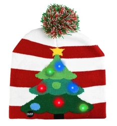 Cappello a led natalizio